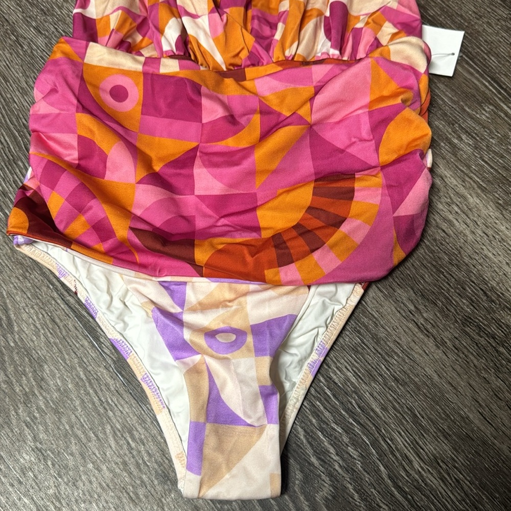 Farm Rio Ombre Graphic Toucans One-Piece Swimsuit, small, $228 - Picture 9 of 16